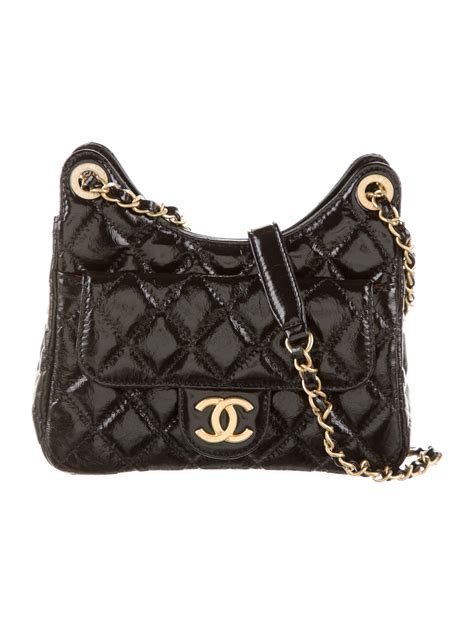 chanel black hobo bag|chanel hobo tweed.